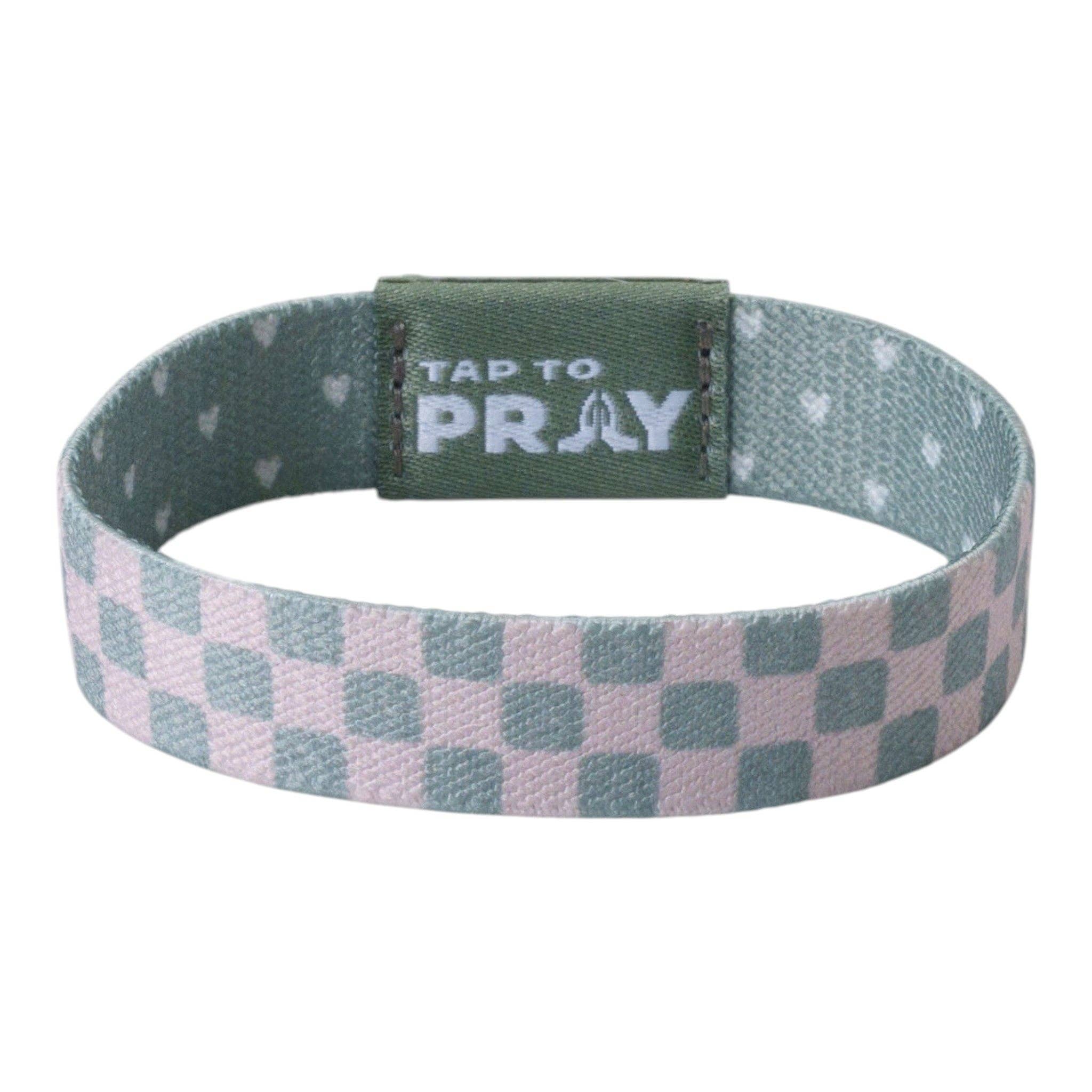 Tap To Pray® Wristband – Cottage & Tile: Medium