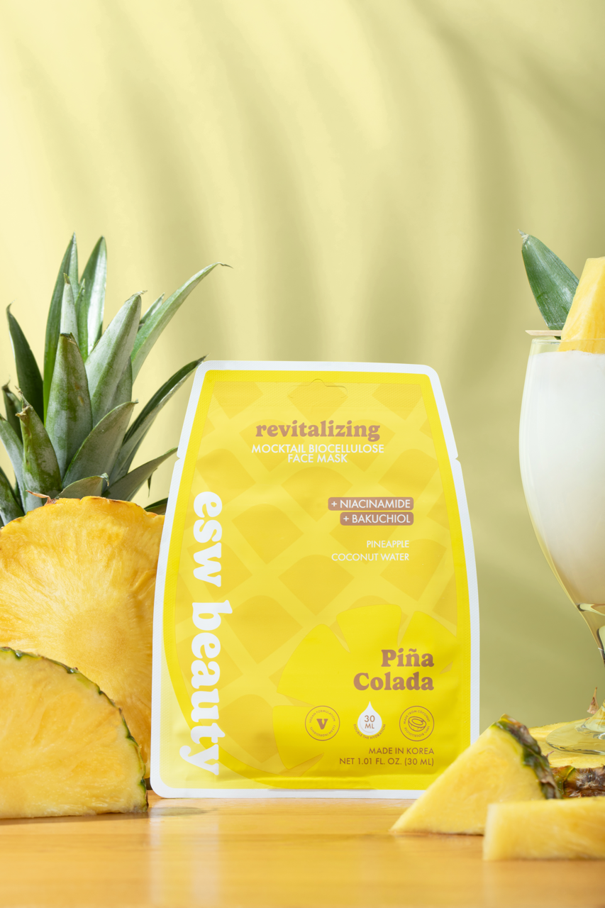 Piña Colada Revitalizing Biocellulose Mocktail Mask