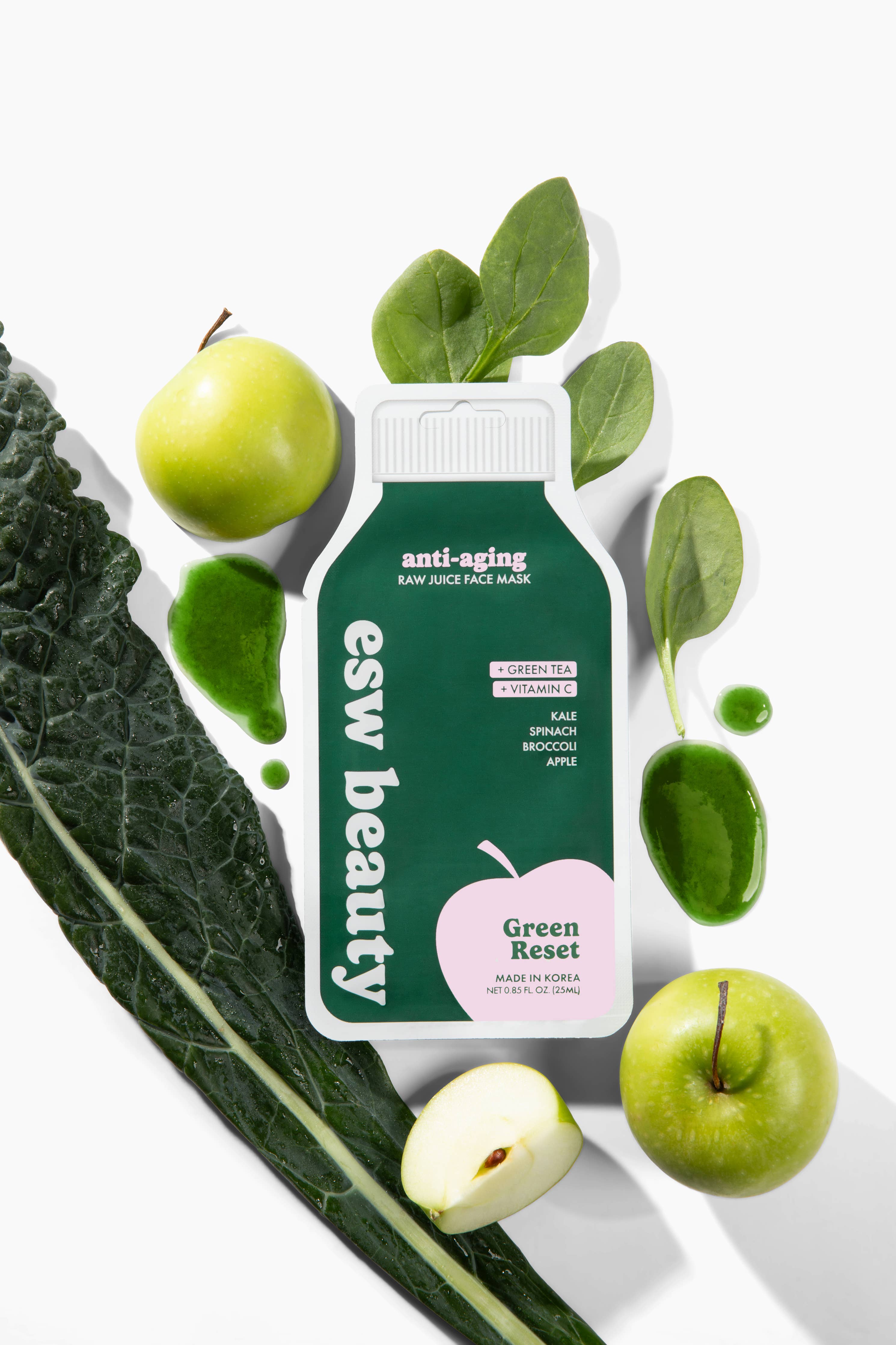 Green Reset Anti Aging Raw Juice Sheet Mask
