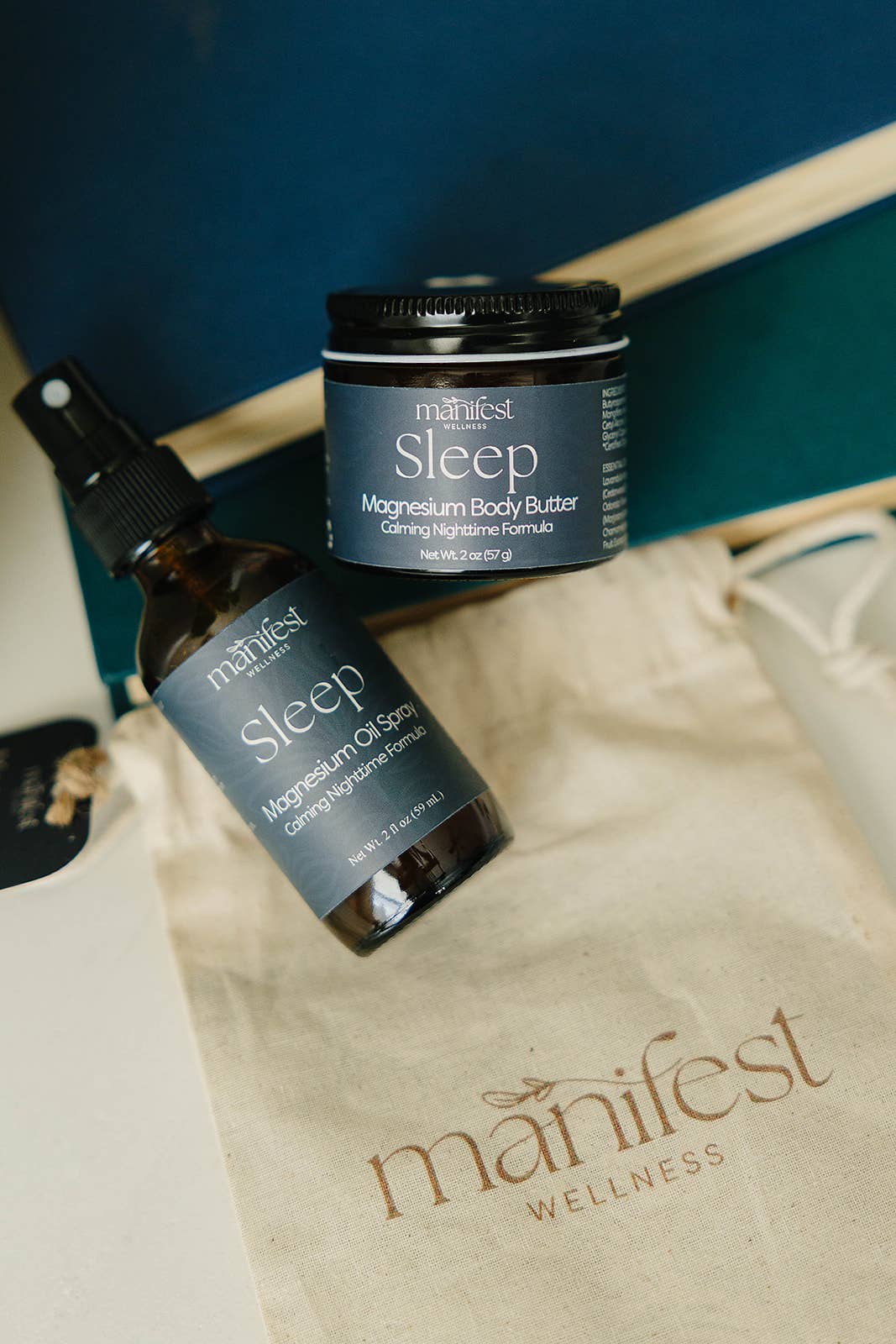 Magnesium Sleep Set with Magnesium Infused Body Butter & Oil