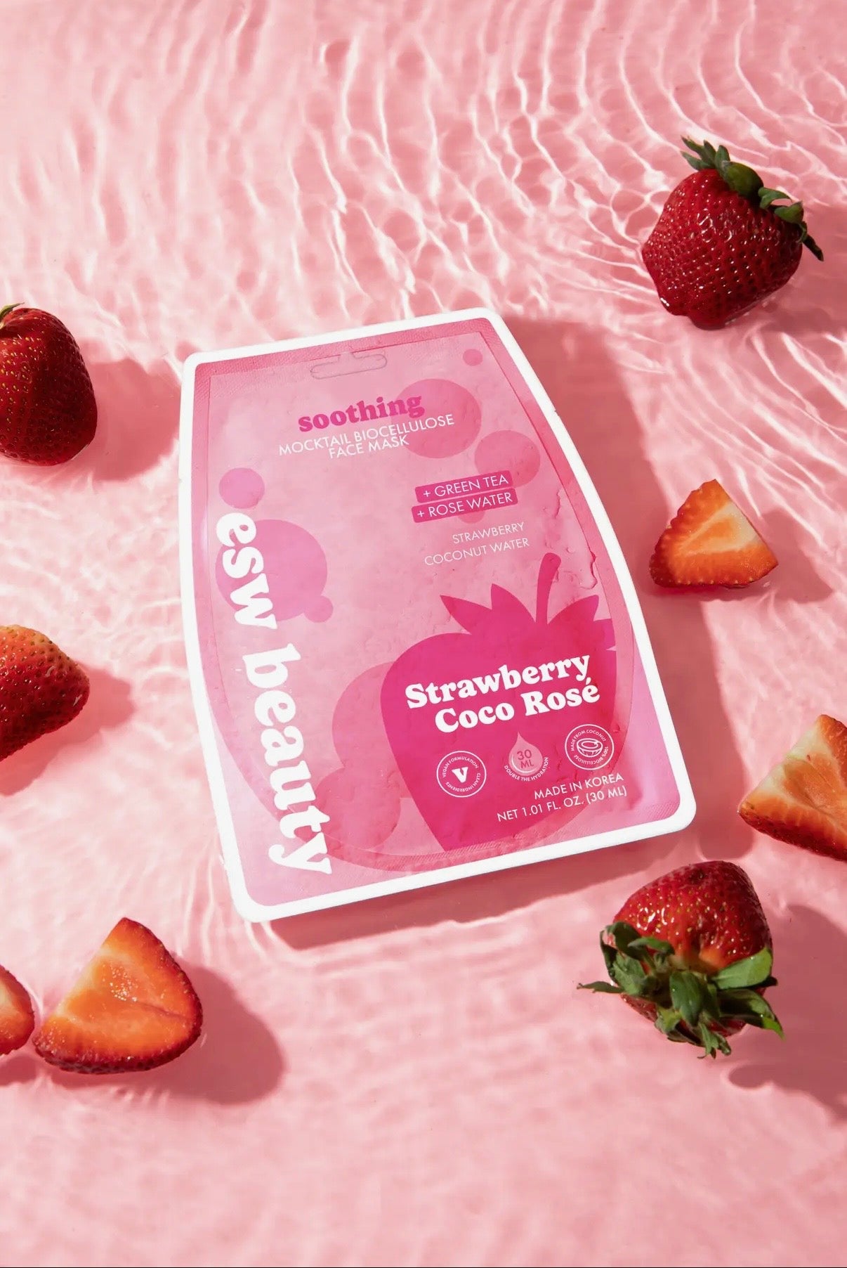 Strawberry Coco Rose Mocktail Face Mask