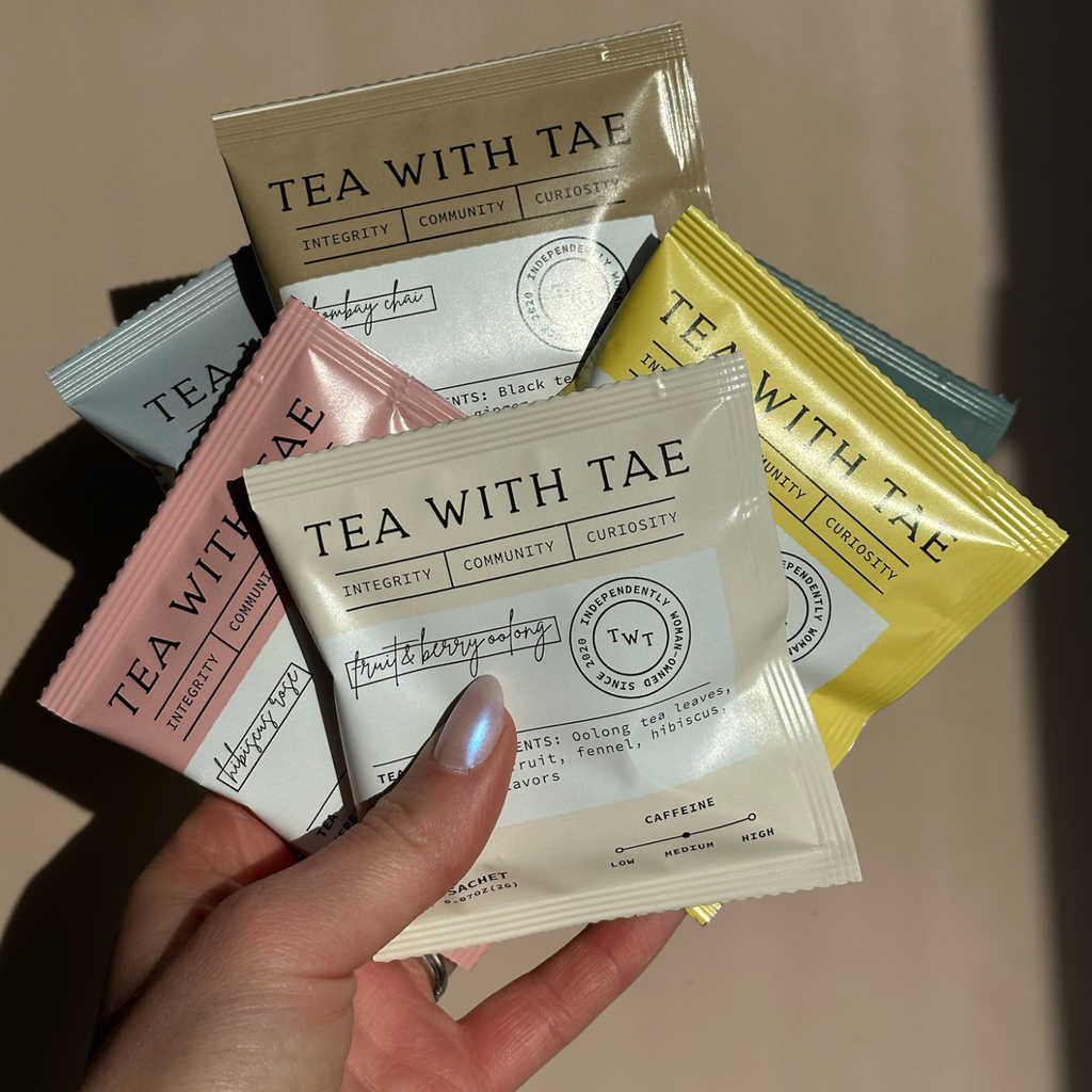 Turmeric Ginger Herbal Tea - Individually Wrapped Tea Bag