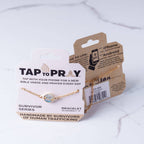 Tap To Pray® Survivor Series Bracelet: Vanilla + Cross