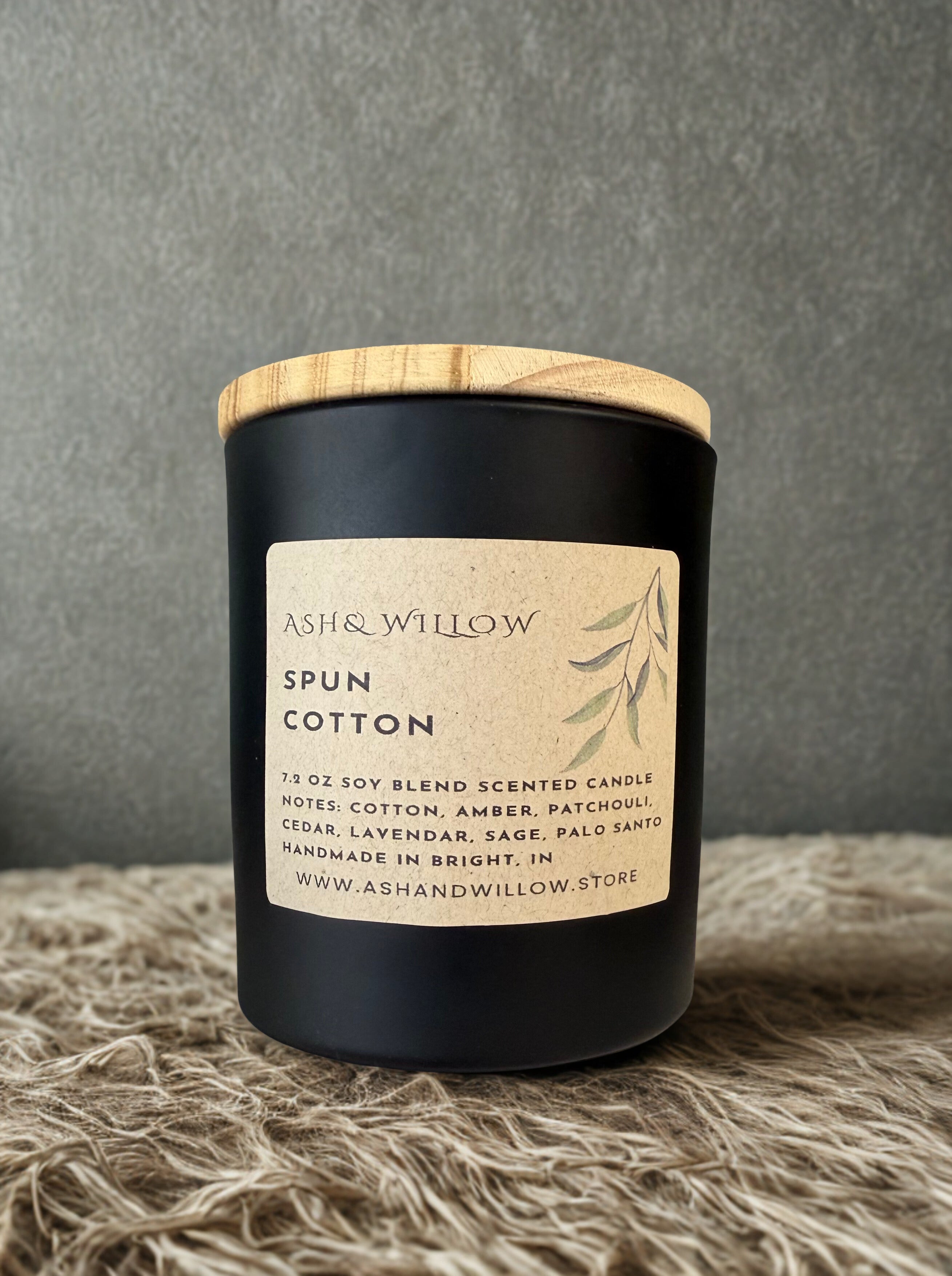 Spun Cotton Candle