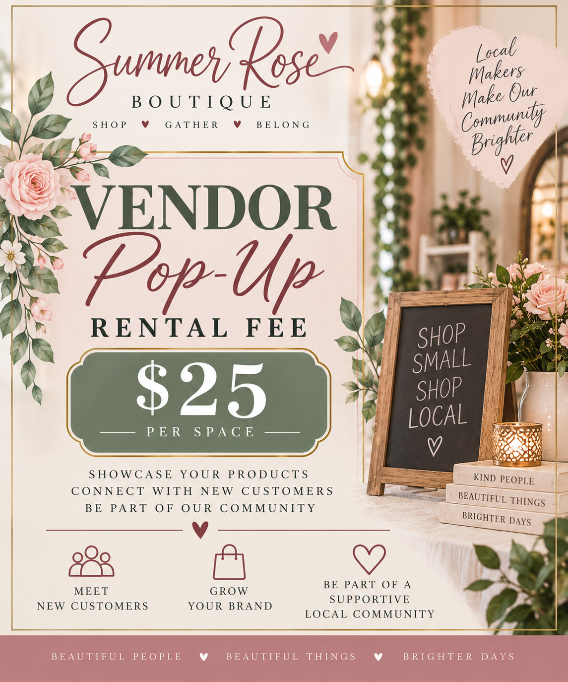 Vendor Rental Fee
