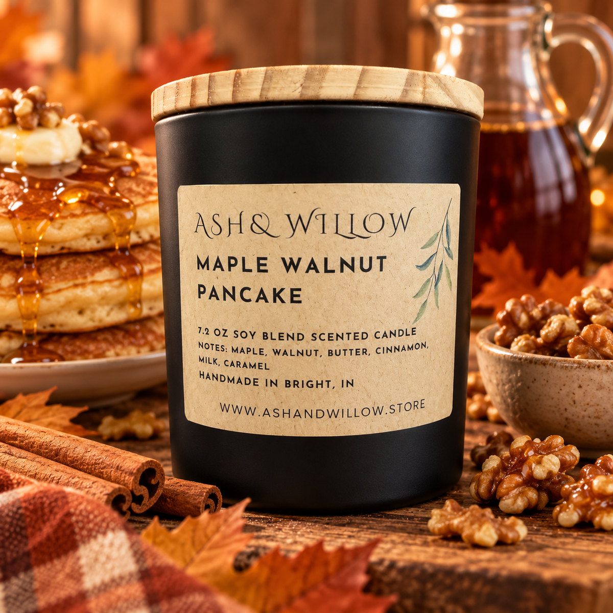 Maple Walnut Pancake Candle