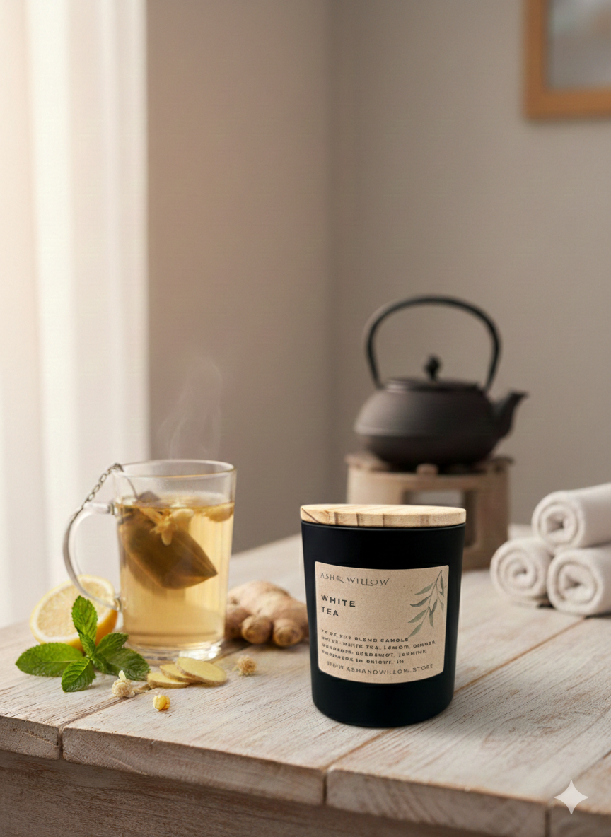 White Tea Candle