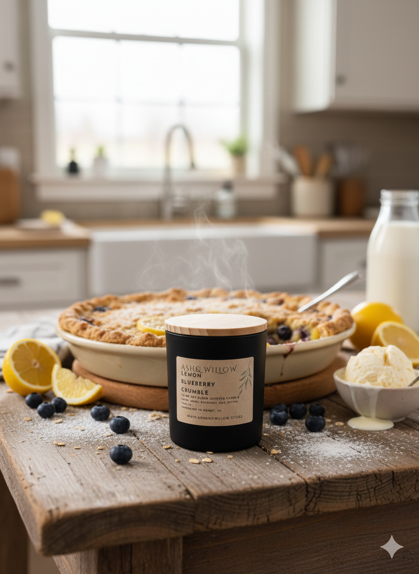 Lemon Blueberry Crumble Candle