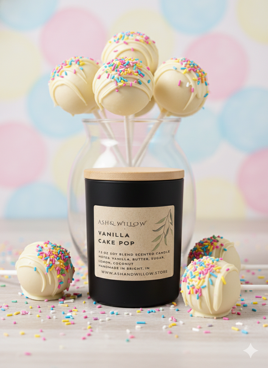Vanilla Cake Pop Candle