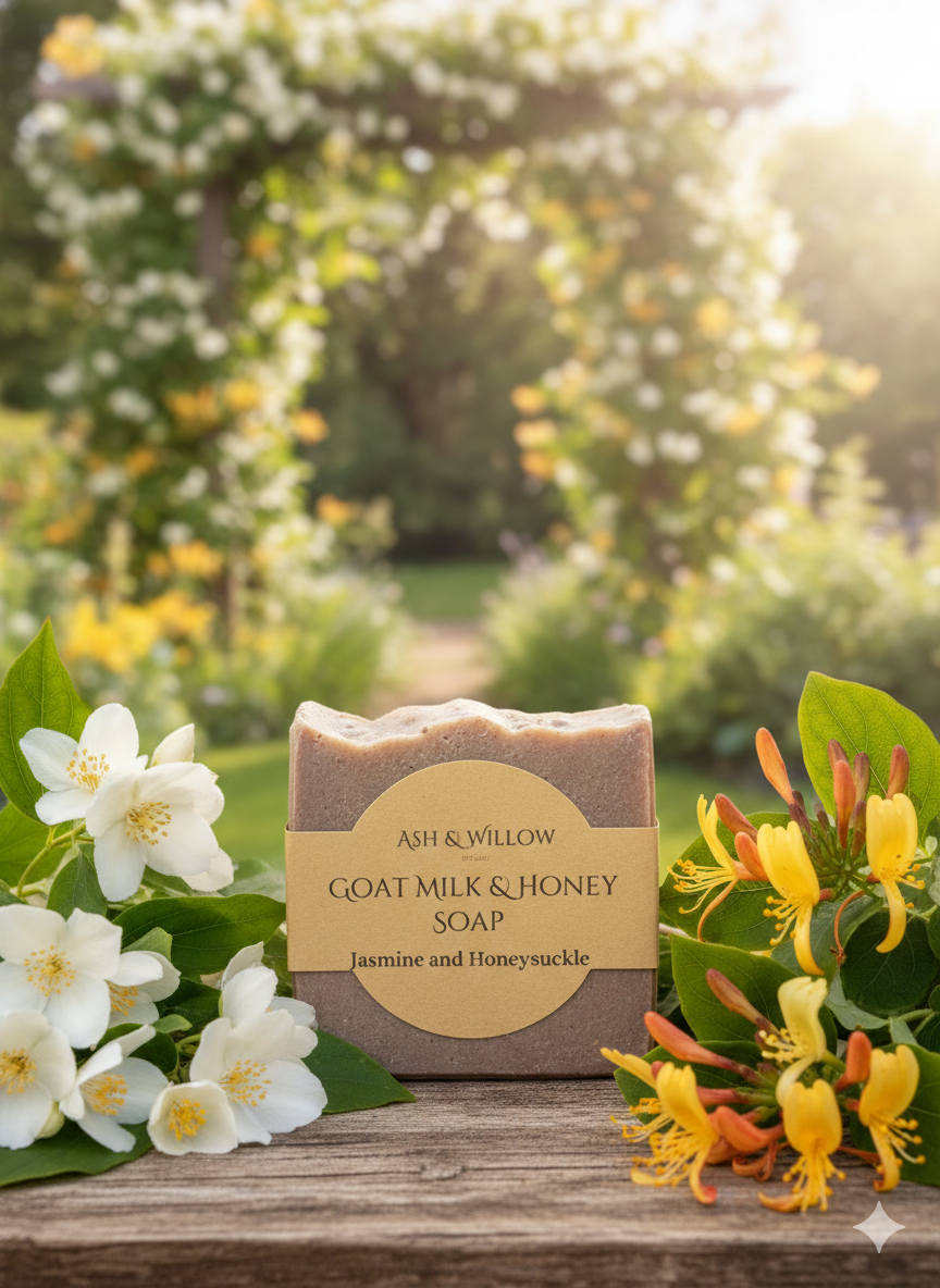 Jasmine & Honeysuckle Goat Milk & Honey Soap