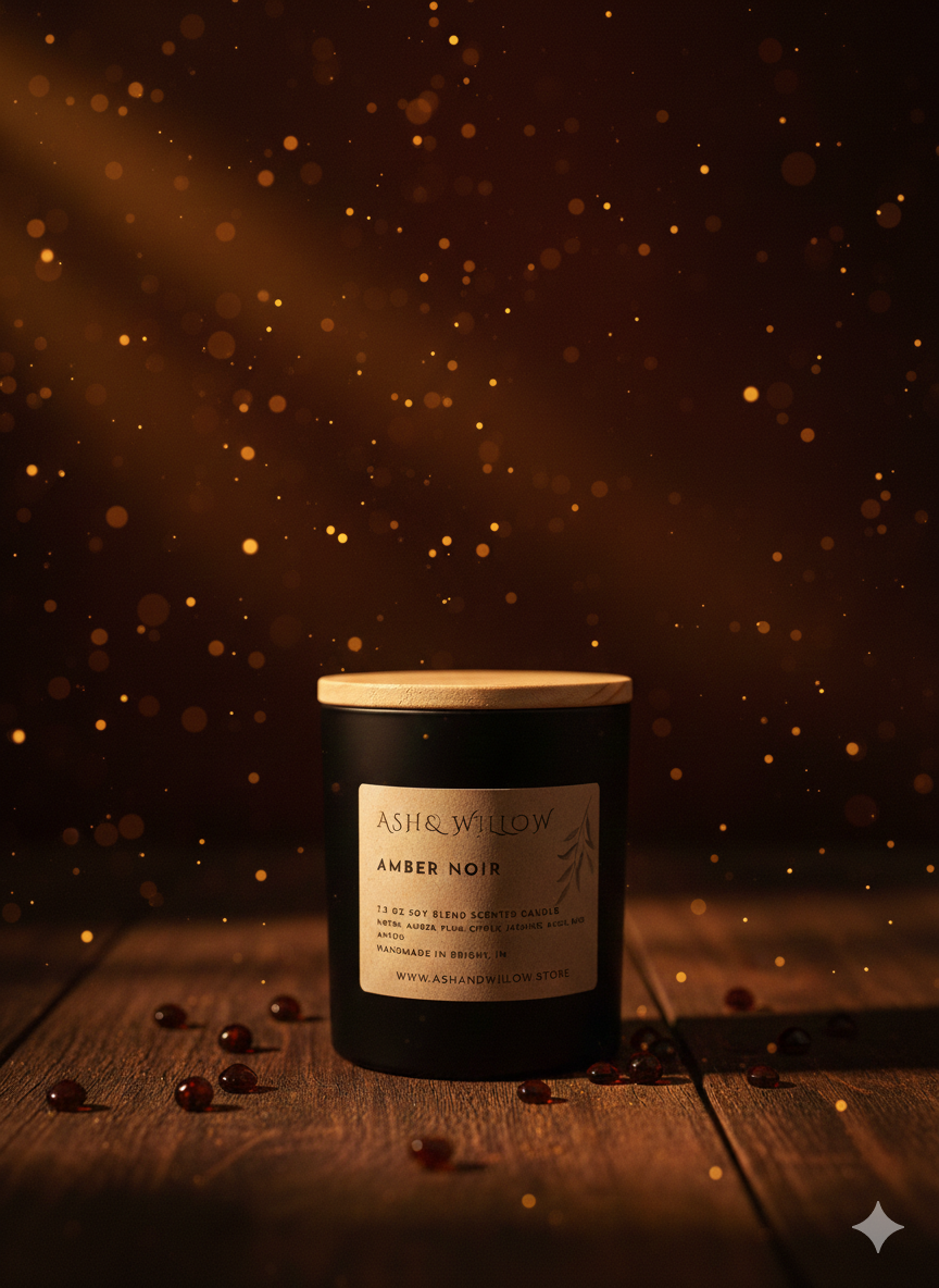 Amber Noir Candle