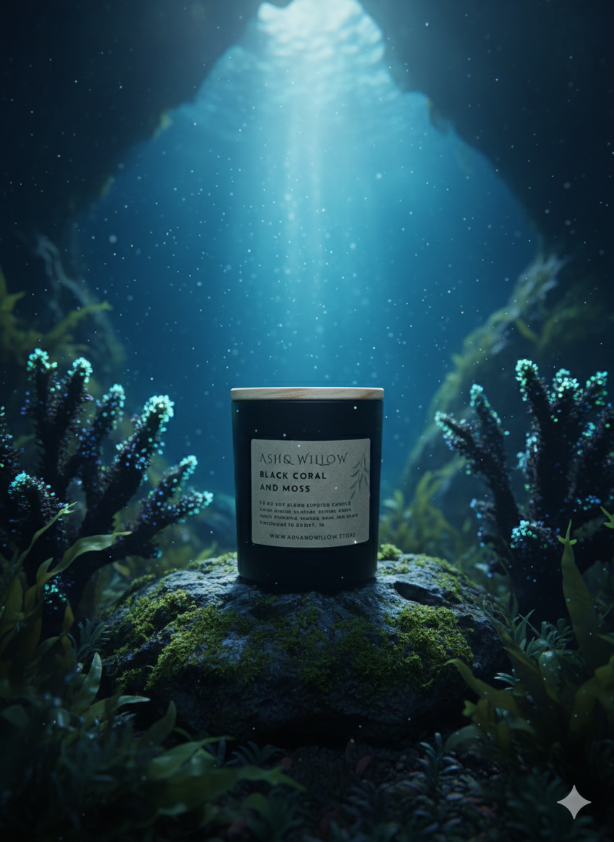 Black Coral & Moss Candle