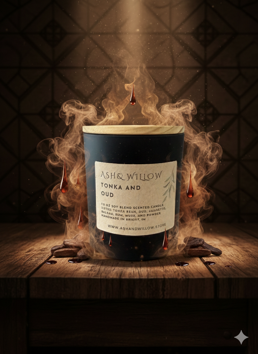 Tonka & Oud Candle