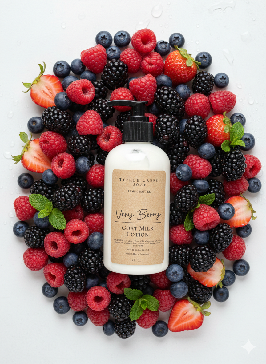 Goat Milk Lotion Very Berry