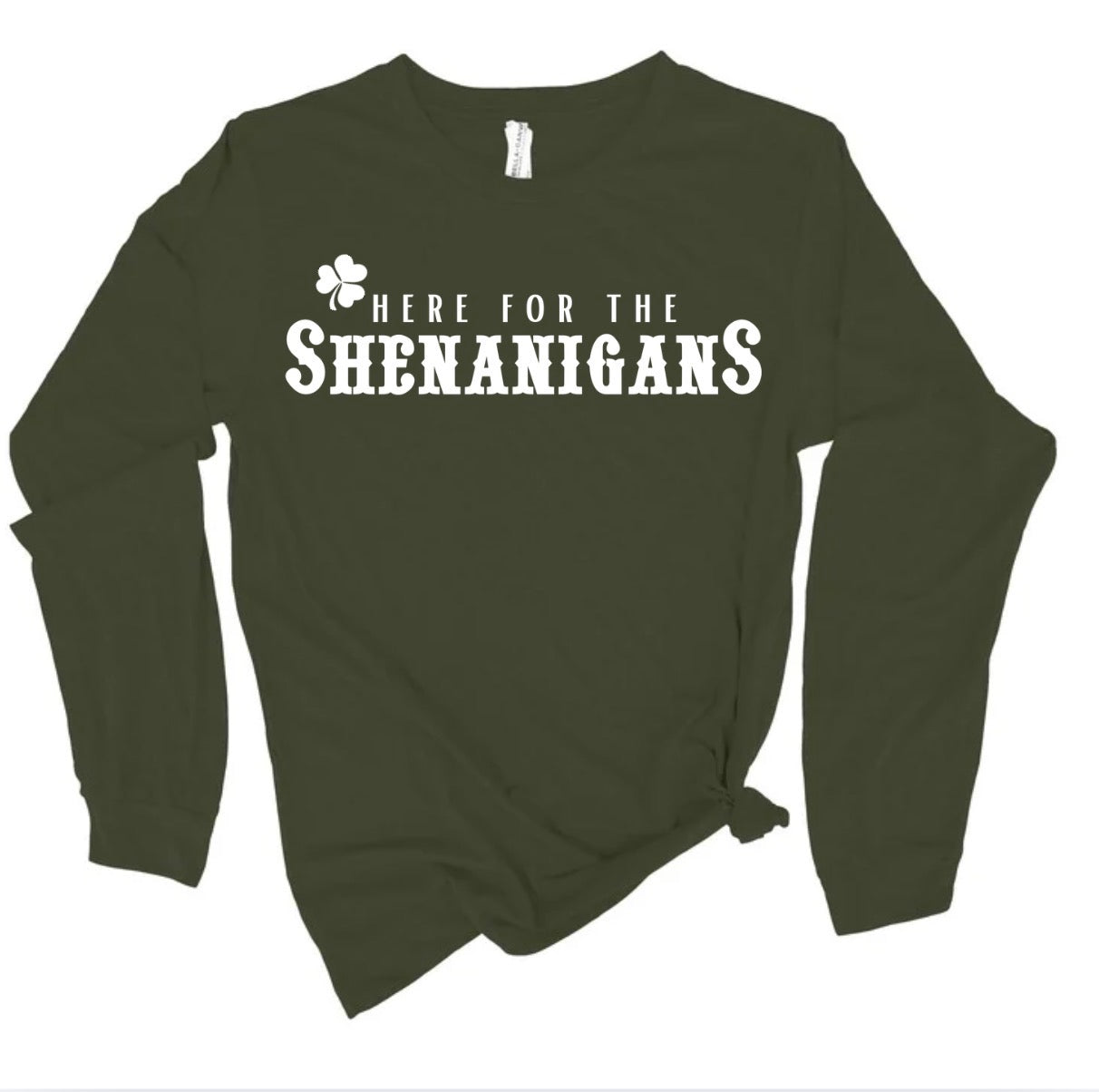 Here For The Shenanigans Unisex Long Sleeve T-shirt