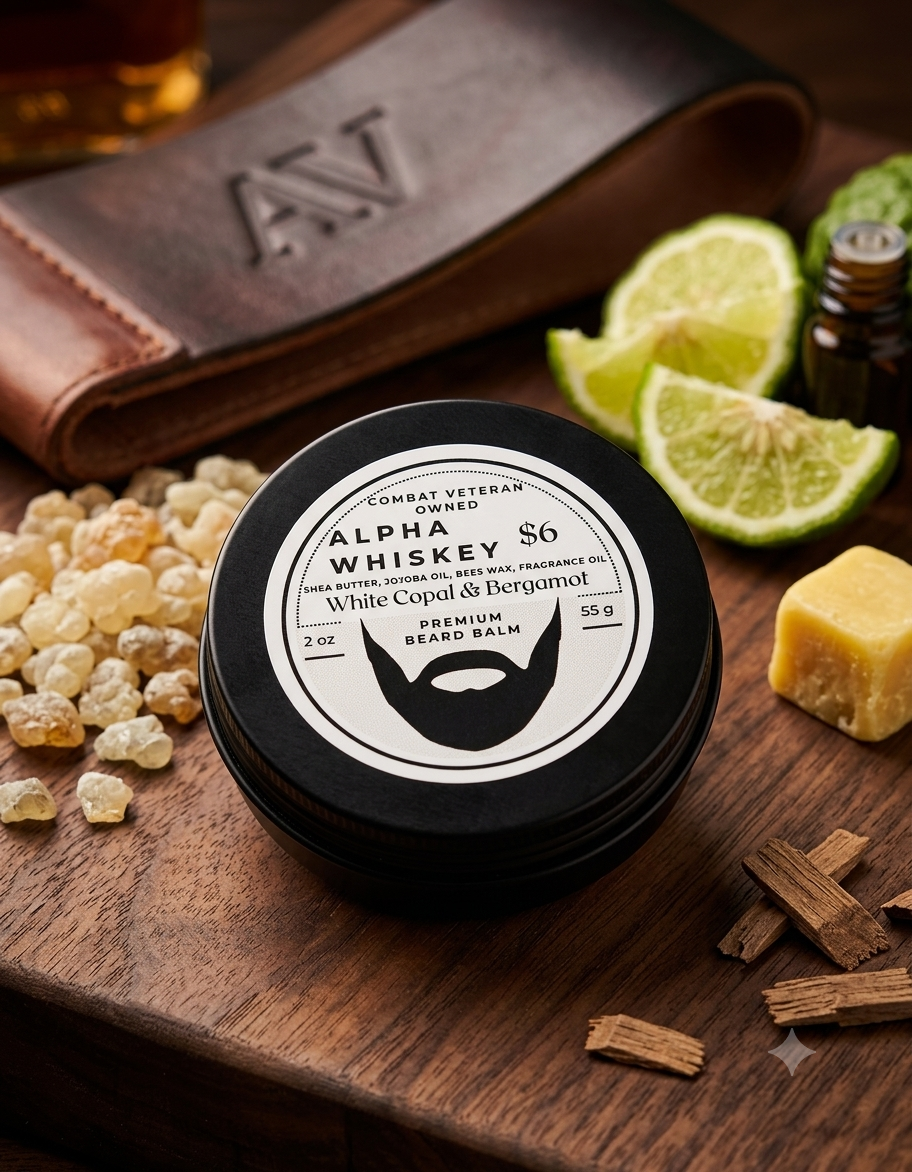 White Copal & Bergamot Beard Balm