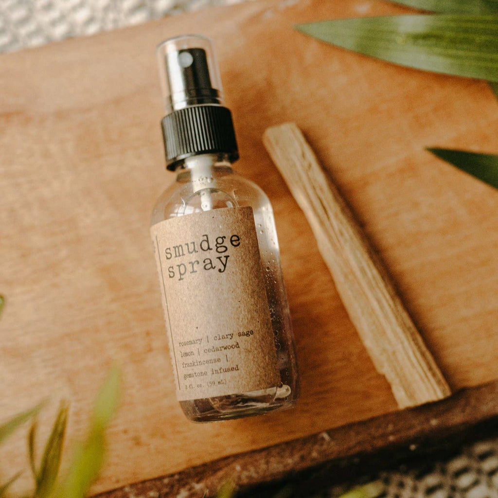 Smudge Spray With Amethyst Crystals