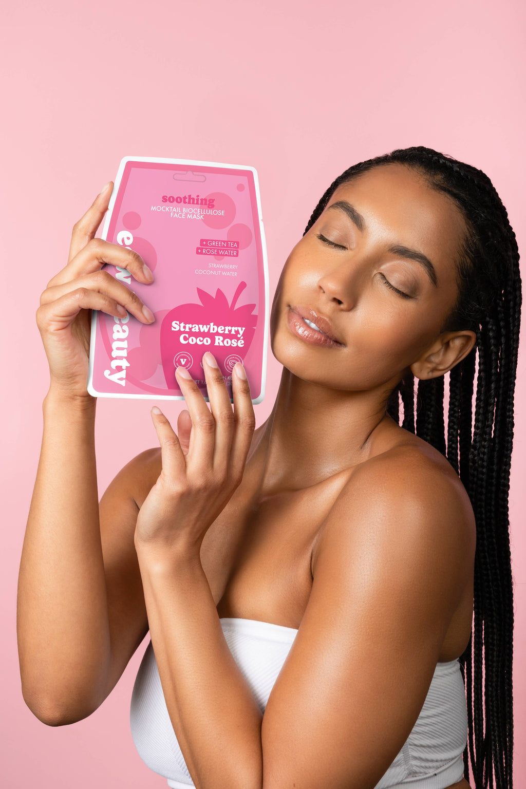Strawberry Coco Rosé Soothing Biocellulose Mocktail Mask