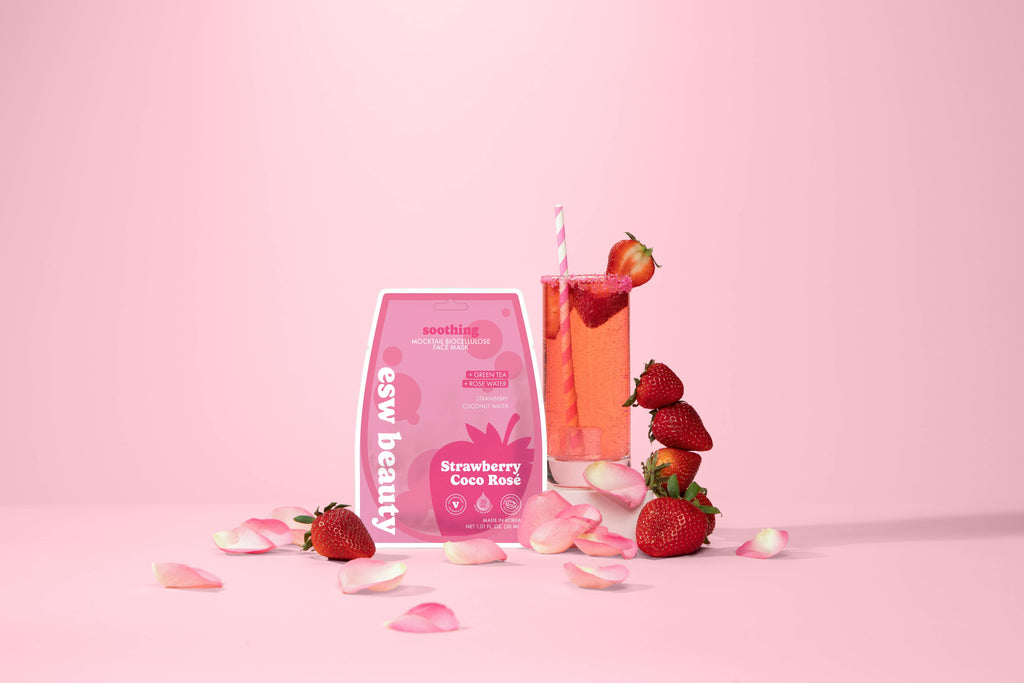Strawberry Coco Rosé Soothing Biocellulose Mocktail Mask