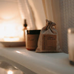 Herbal Oatmeal Bath Soak | Bath Tea- Lavender Rose Chamomile: Rose