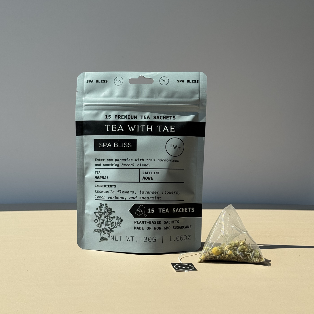 Spa Bliss Herbal Tea Pouch (15 Tea bags) for retail: 15 Sachets