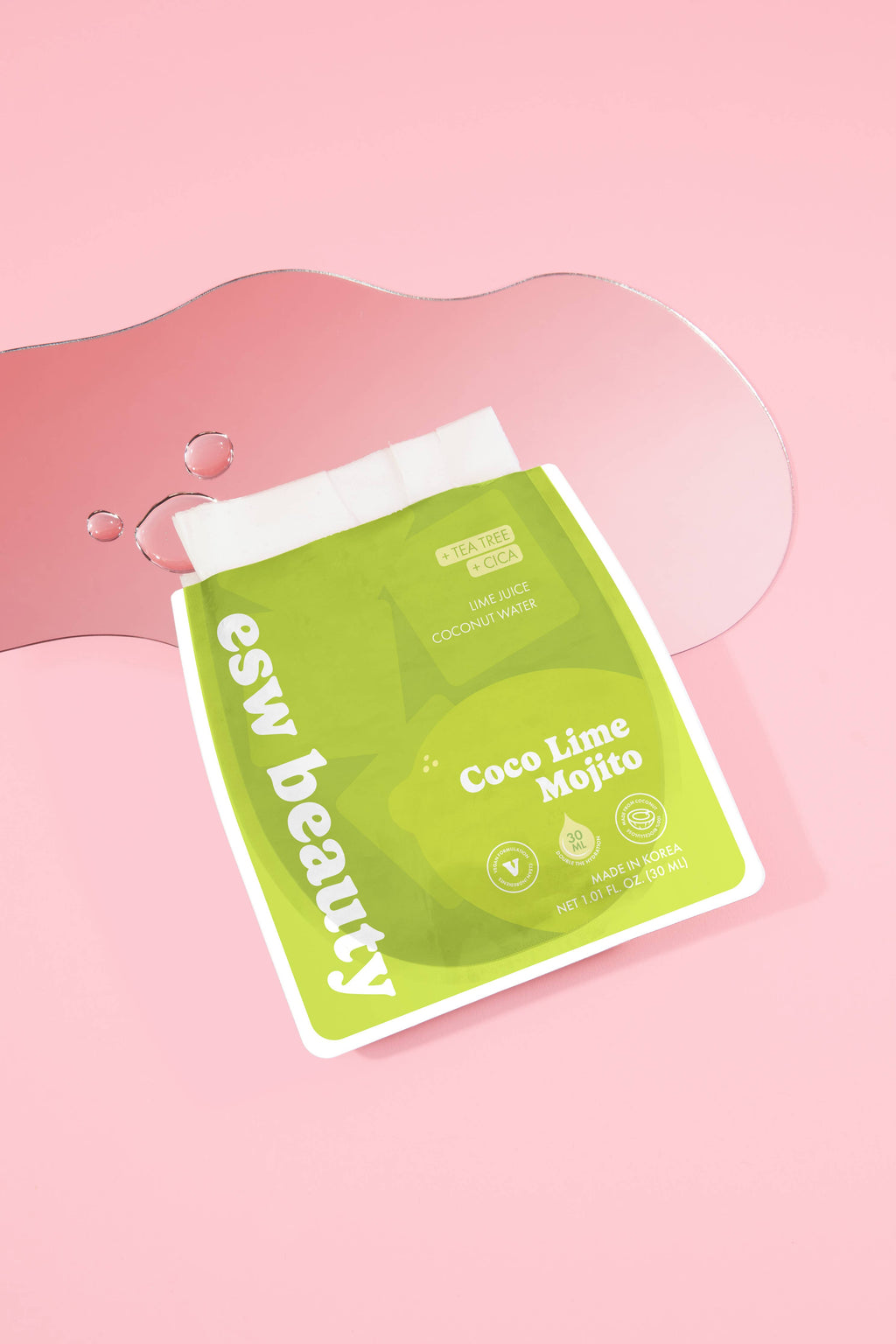 Coco Lime Mojito Clarifying Biocellulose Mocktail Mask