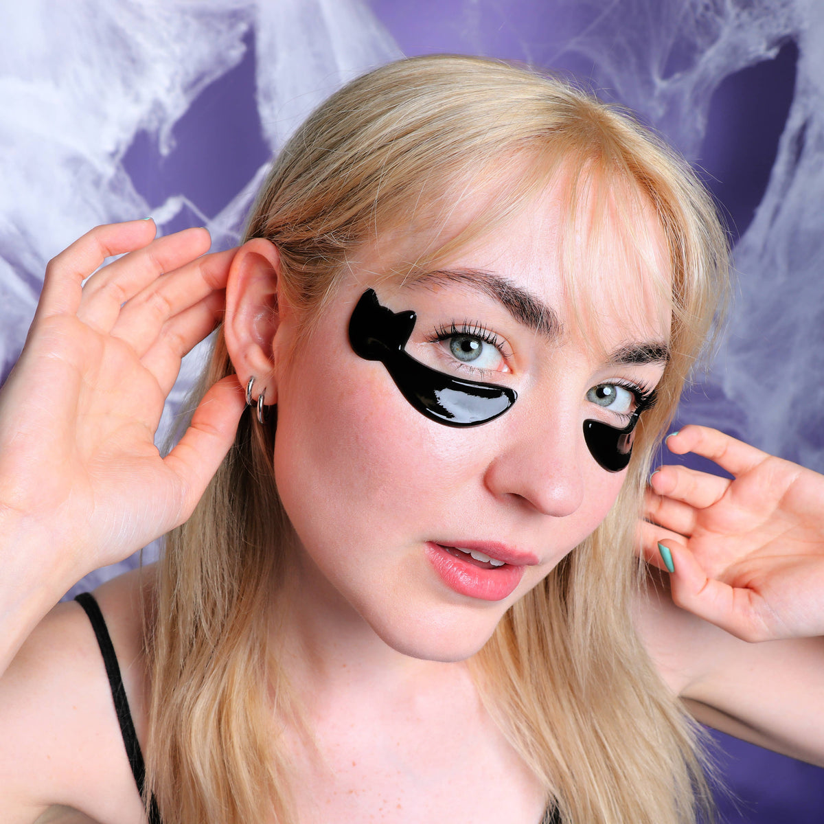 Halloween Cat-Shaped Smoothing Undereye Patches  | 6 Pk
