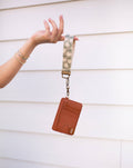 Faux Leather Wallet-Camel