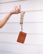 Faux Leather Wallet-Camel