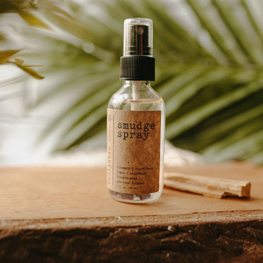 Smudge Spray With Amethyst Crystals