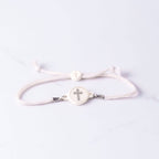 Tap To Pray® Survivor Series Bracelet: Mocha + Cross