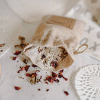 Herbal Oatmeal Bath Soak | Bath Tea- Lavender Rose Chamomile: Rose