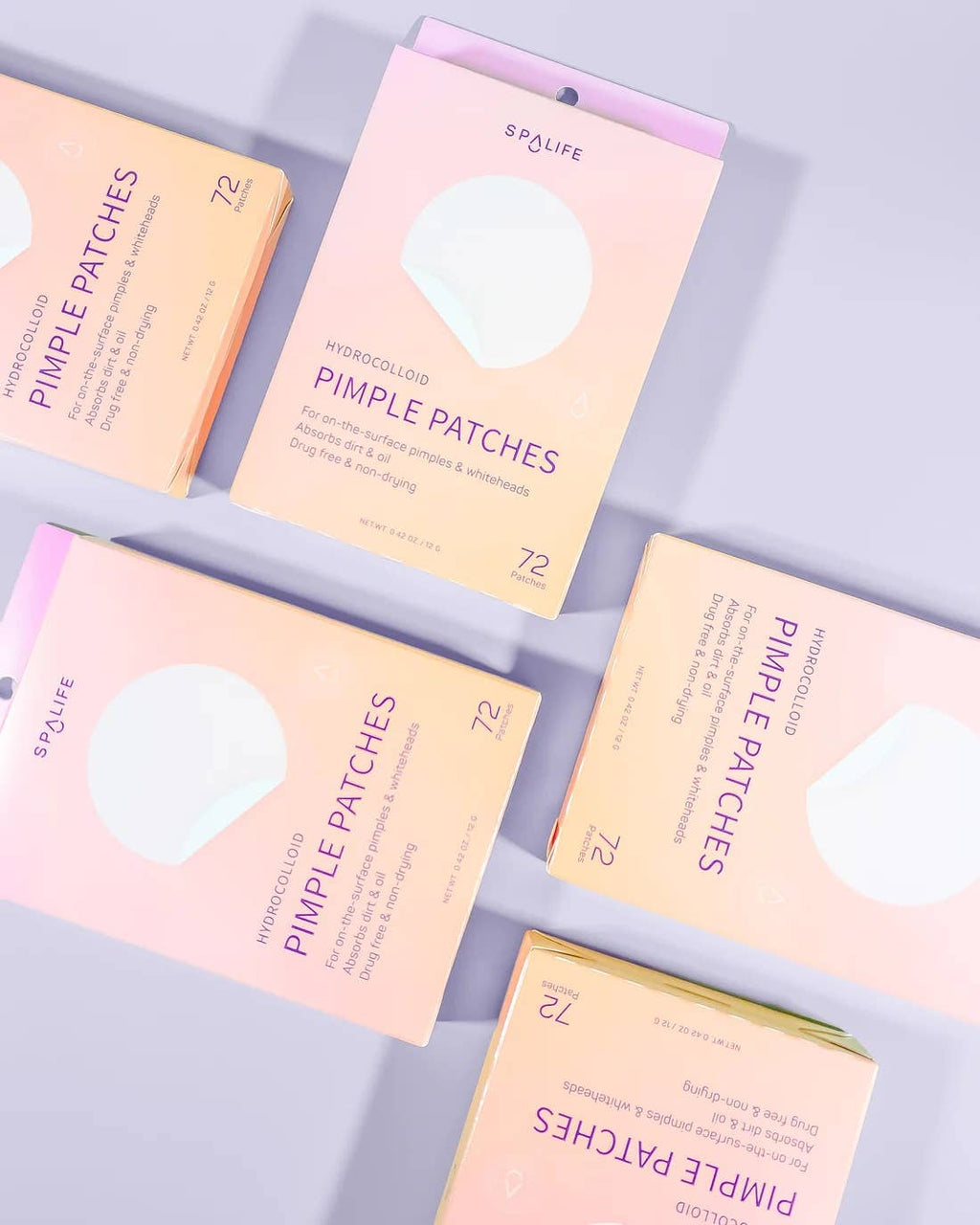 Hydrocolloid Clear Pimple Patches 72ct - (Pink box)