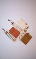 Faux Leather Wallet-Brown