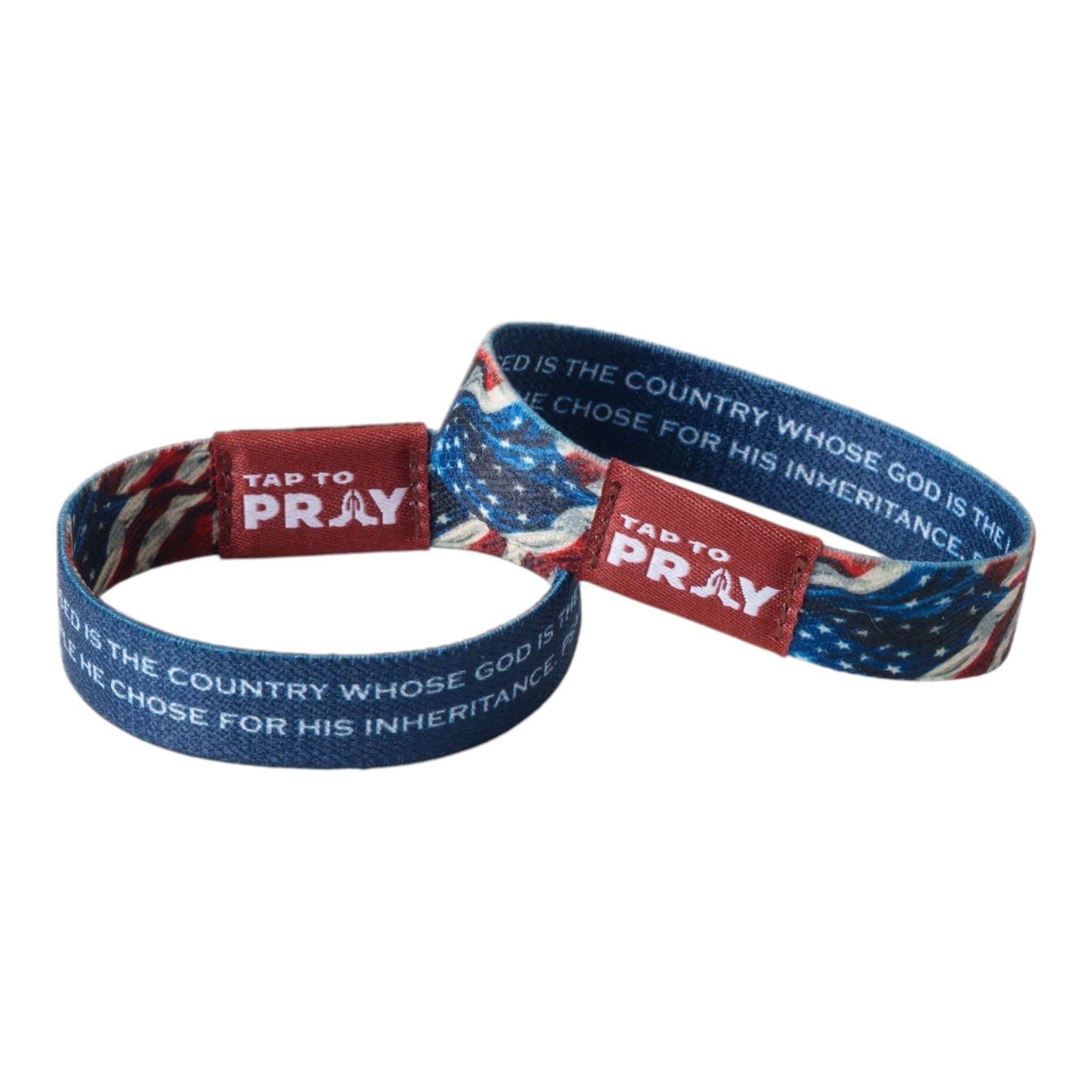 Tap To Pray® Wristband – Patriot: Small