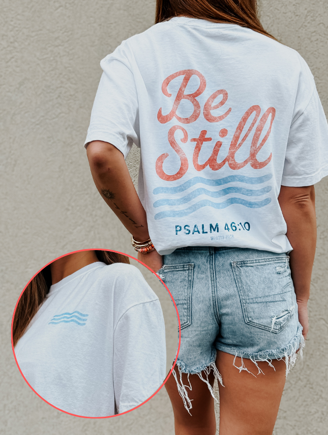 Be Still Tee: White / L
