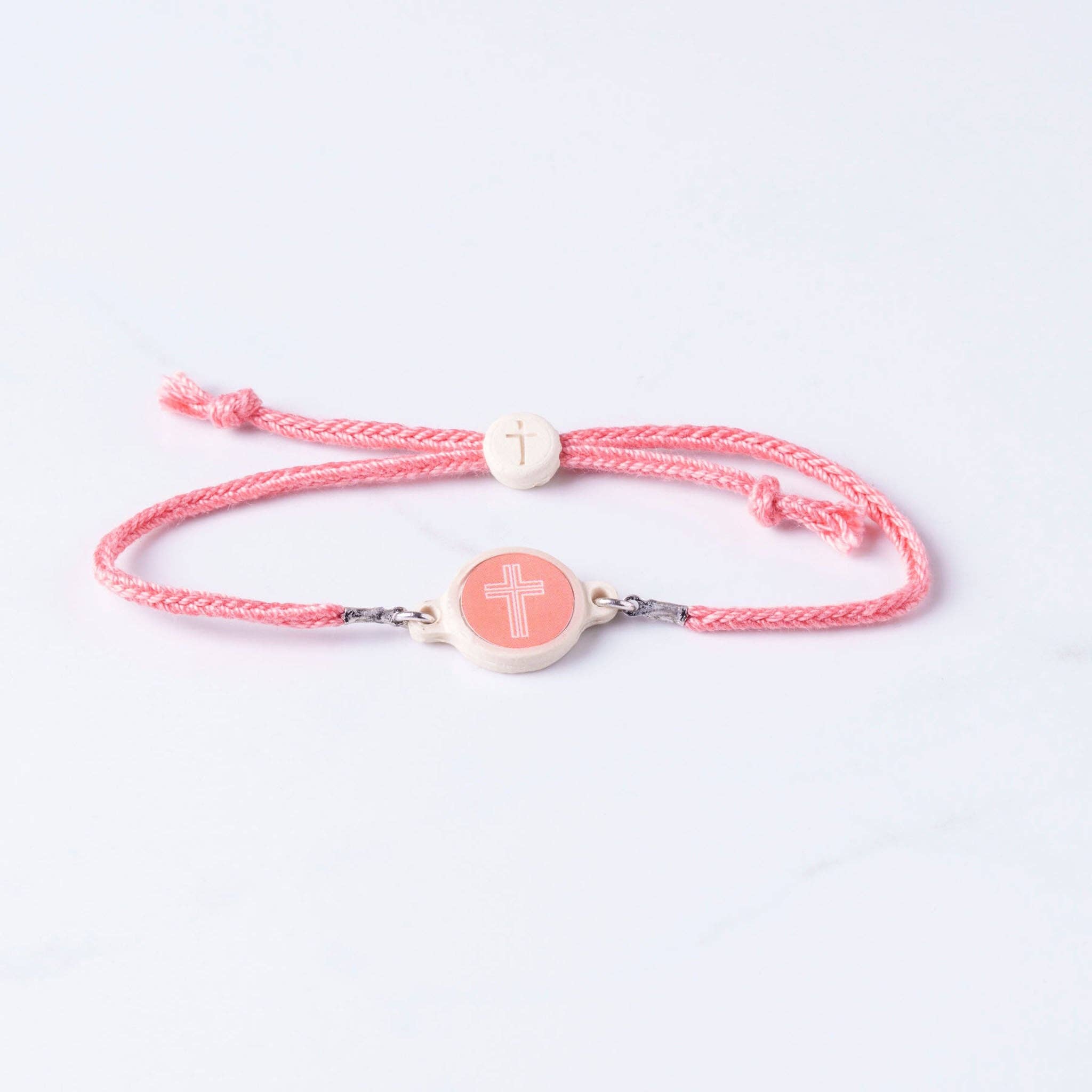 Tap To Pray® Survivor Series Bracelet: Mocha + Cross