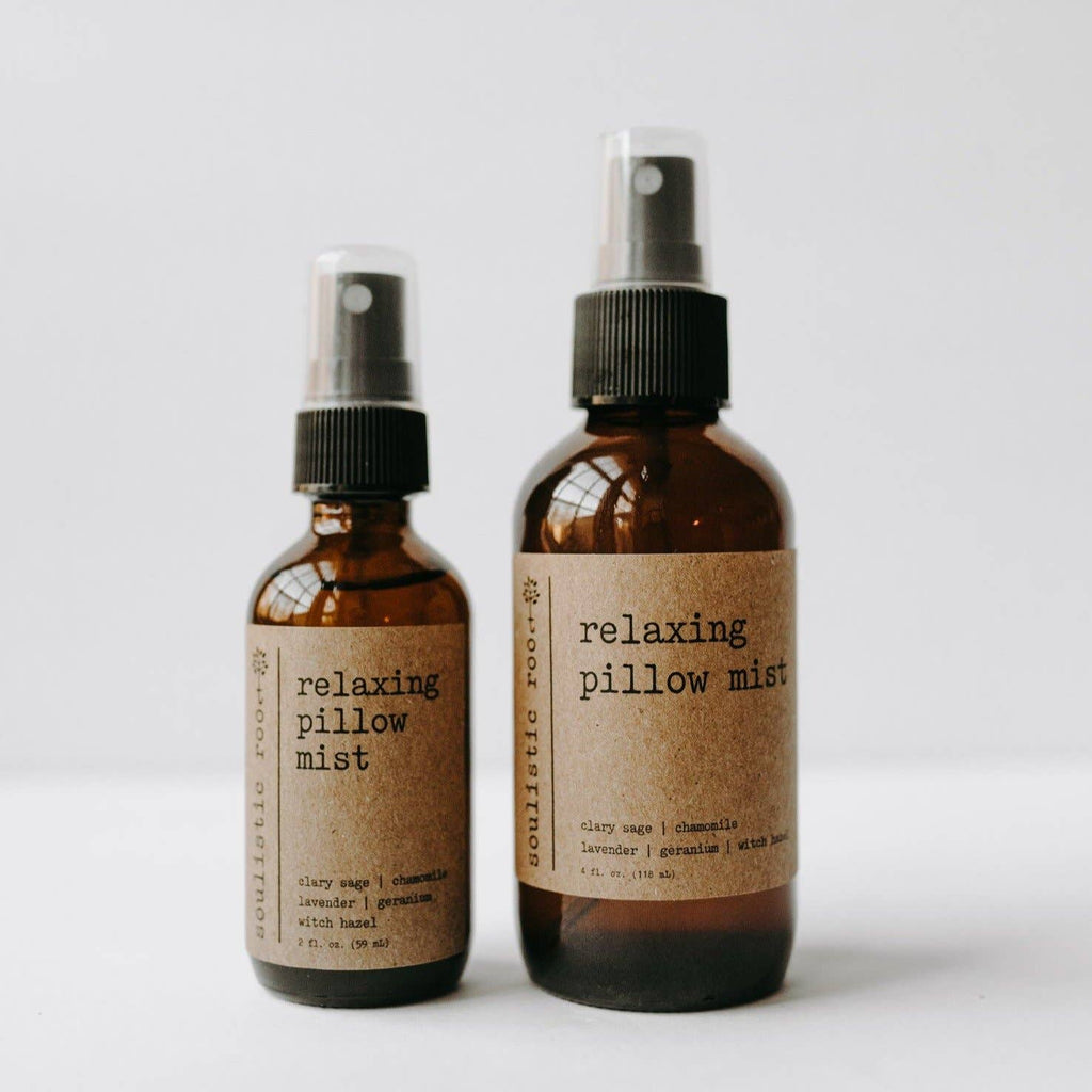 Relaxing Pillow Spray | Sleep & Linen Spray w/ Essential Oil: Amethyst Infused / 2 oz