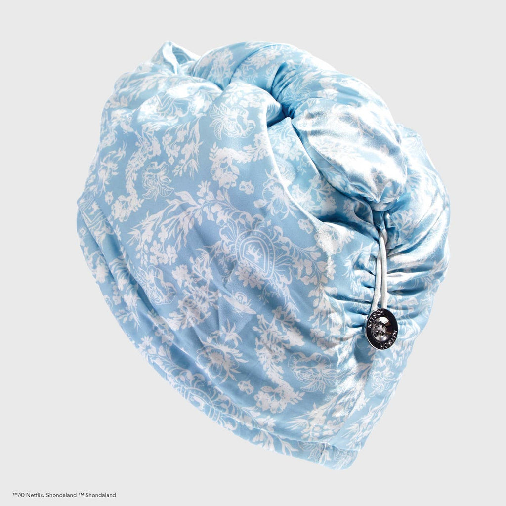 Kitsch x Bridgerton Satin Wrapped Hair Towel