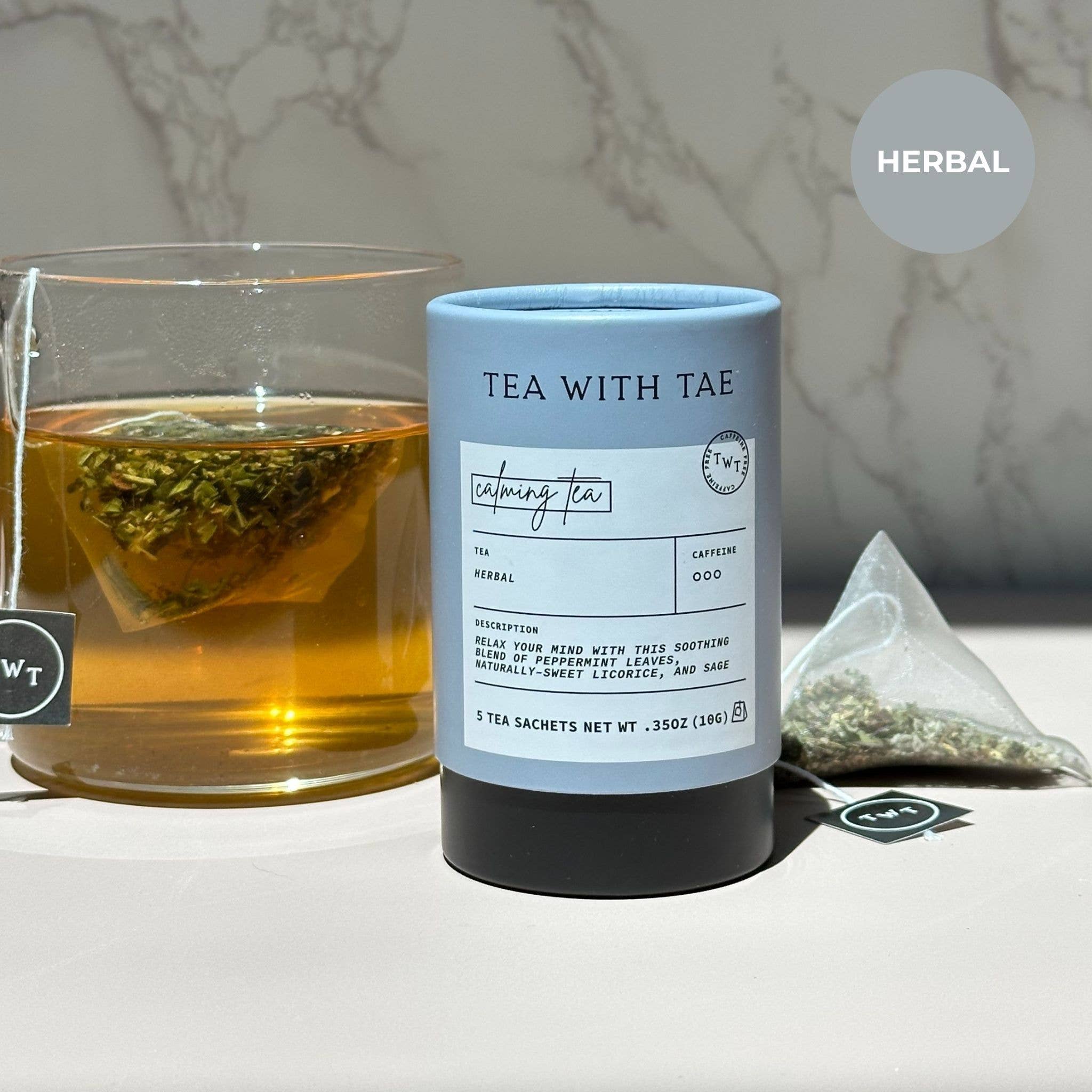 Calming Tea Herbal Rest Mini Tea Tube (5 tea bags)