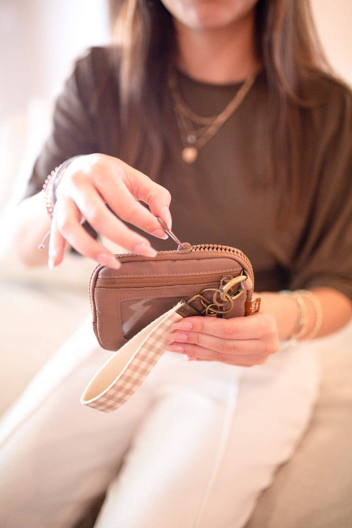 Nylon Wallet- Brown