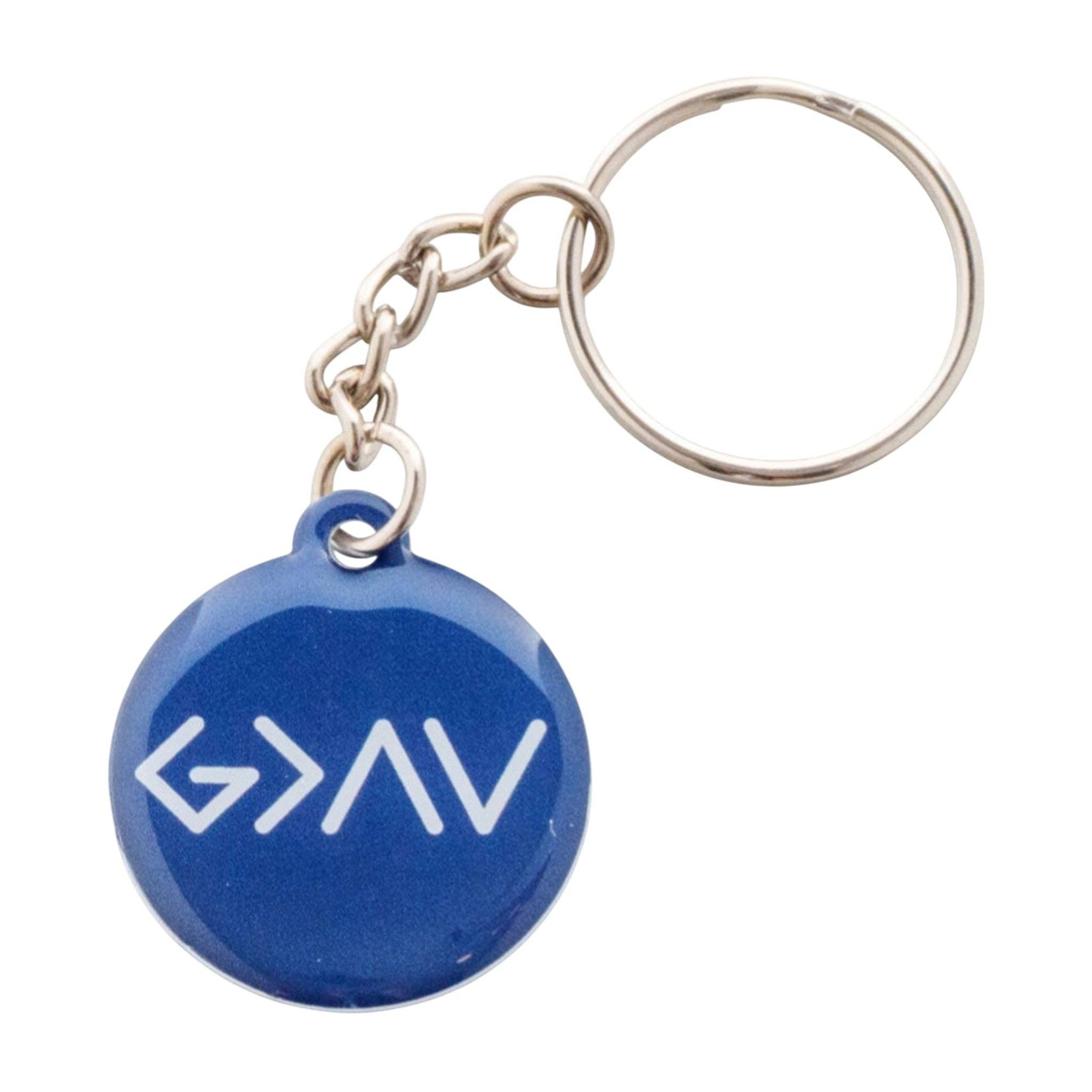 Tap To Pray® Acrylic Keychain: Black + Cross
