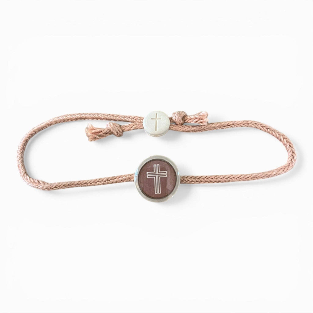Tap To Pray® Survivor Series Bracelet: Vanilla + Cross