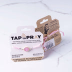 Tap To Pray® Survivor Series Bracelet: Onyx + Cross