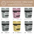 15ct Tea Pouch Herbal + Holiday Sampler (Case pack of 12 pouches)