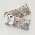 Hot & Cold Therapy Neck Wrap - Gray Floral Relaxation