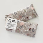 Hot & Cold Therapy Neck Wrap - Gray Floral Relaxation