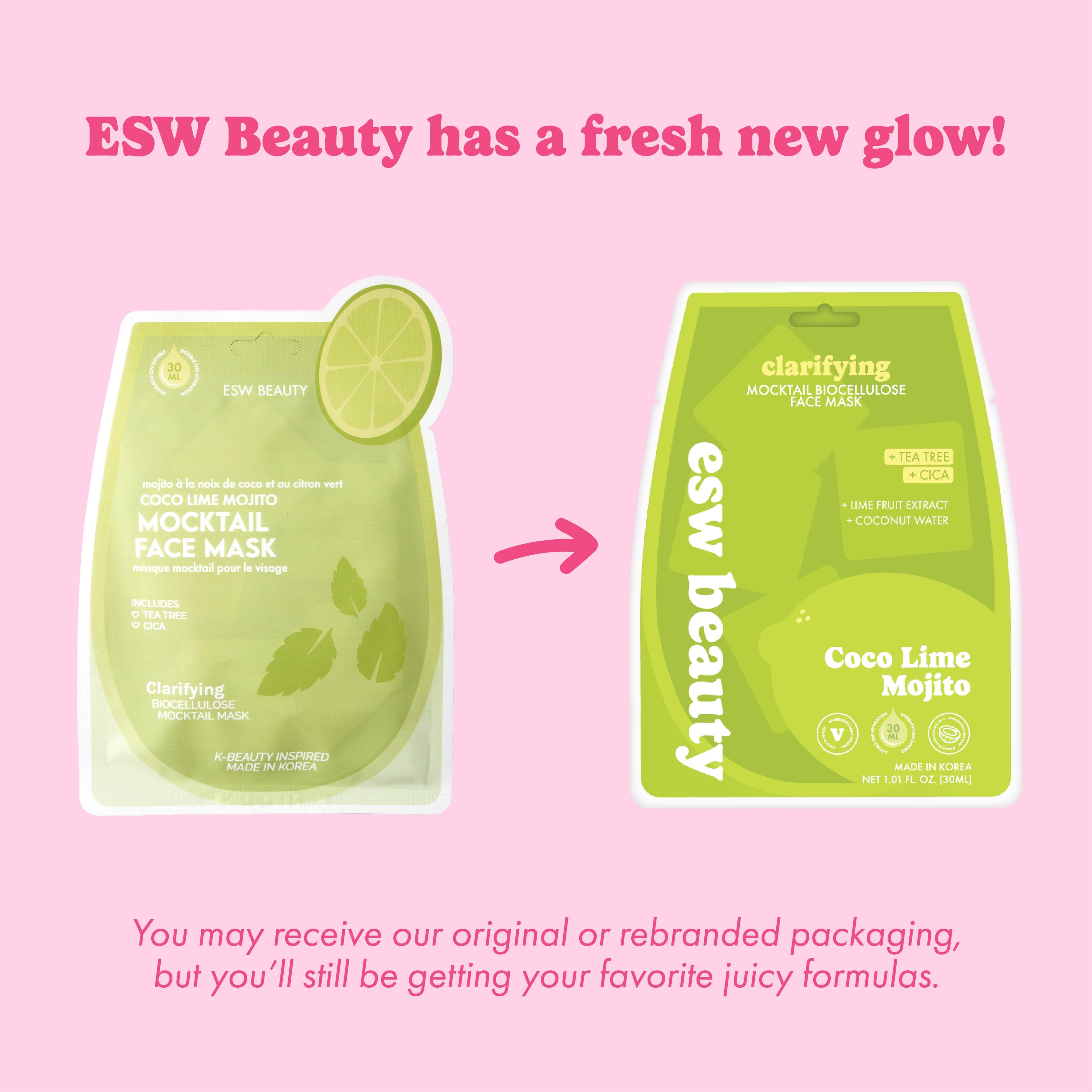 Coco Lime Mojito Clarifying Biocellulose Mocktail Mask