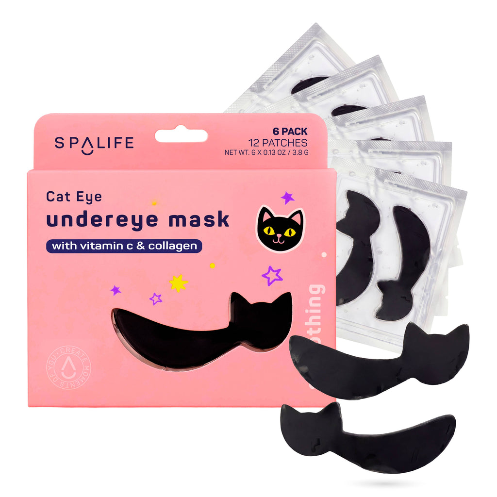 Halloween Cat-Shaped Smoothing Undereye Patches  | 6 Pk